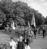 Skara. 
Svenska flaggans dag 6/6 1959.