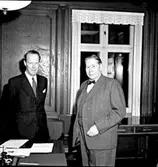 Skara. Hushållningssällskapet. Två landshövdingar Fallenius och Domö 1955.