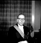 Henry Jönsson hade mjölkaffär vid Mors Minne i Skara.