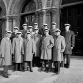 55-årsjubileum 6/5 1965. 
Nummer tre från vänster i första ledet bankdirektör Tor Bergqvist.