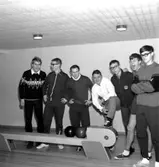 Skara. Bowling i Idrottshallen 1962.