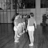 Seminariets handbollslag 1954. 
Lagledare Ingemar Alexandersson (Alex).