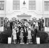 Skultornas vårbal på Stora Bjurums slott 8/5 1966.
