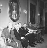 Skara. Idrott: GSIK 17/11 1956.2. David Bergman3. Björnberg5. Kurt 