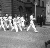 Skara. Händelser: Riksidrottsförbundet 50 år, 1903-1953.

Riksidrottsförbundet, RF, eg. Sveriges Riksidrottsförbund, den svenska idrottsrörelsens ledande organ. 
http://www.ne.se/jsp/search/article.jsp?i_art_id=293741