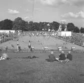 Skara. 
Friluftsbadet (1967?).