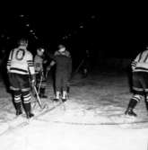 Skara. Ishockey SI-Elfsborg 11/1 1955.

SI=Skara Idrottsförening.