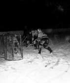 Skara. Ishockey SI-Elfsborg 11/1 1955.

SI=Skara Idrottsförening.