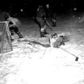 Skara. Idrott: Ishockey 21/1 1955.