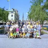 Familjen Blümes släktmöte i Skara 2/6 1966.