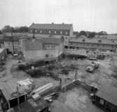 Skara. Marumsgatan. Zettervallska tomten, grävning för nybygge 1963.
