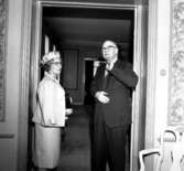 Skara. Margareta och Axel (Lasse) Dahlberg 7/3 1964.