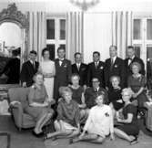 Skara. 
Smedmästare Erik Haglund med familj 1964.