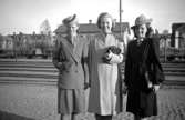 Tre Skaraflickor,.
Fr. v: Margit Wahss, Inger Andersson och Tittie Hagberg 1941.