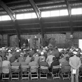 Skara. SKLS, föreningsdag 8/8 1956.

SKLS= Skaraborgs läns Slaktdjursförsäljnings Förening.