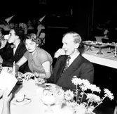 Skara köpmannaförenings ungdomsavdelnings Luciafest 1950.