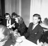 Skara köpmannaförenings ungdomsavdelnings Luciafest 1950.