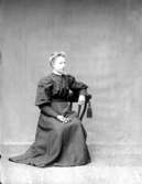 Ateljé. Selma Larsson, Björkerud, Amnehärad.Fotograf:Ellen Kock? Axel Lundbäck m.fl.Gullspångssamlingen.Bilder från Gullspång med omnejd.