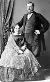 Johan Herman Hofberg med fru Augusta Matilda Elisabeth Hofberg född von Knorring.