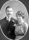 Maja Lange och hennes fästman dir. Ludolf Plass Düsseldorf. Foto 1913.
