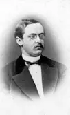 Läkare Carl Victor Lidbom. Foto 1874.