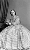 Fru Lutterman. Foto 1860-talet.