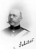 Evert William Schildt.
Född 1865 i Umeå.
Död 1953 i Norrköping.
Bataljonsläkare i Karlsborg i 1900-års Sveriges befolkning.