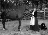 Fru Josefina Bergendahl, född Nykvist på Mengsholm.