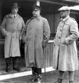 Godsägare Lars Ekberg, Dagsnäs, godsägare Pontus Bure, Nasta gård, Örebro och G Borgman, Kungsör.