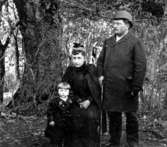 Anders Herman Christensson med maka Zelma Monthan och dotter Sonja.