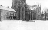 Skara.Krönikebrunnen i modell.Foto:1940