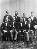 Skara. 
F.d. elever vid Skara läroverk. 
Bilden tagen i Uppsala den 28 sept. 1860.