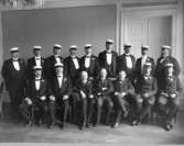 Skara. 1892 års Skarastudenter samlade i Skara 1912.