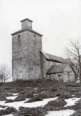Gösslunda sn. Kyrkan, exteriör från väster.