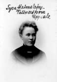 Tyra Malmström-Vallnerström, Uppsala År 1903.