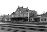 Skara station efter modernisering år 1942.