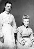 Fröknarna Ellen och Hedvig Carlström Lundsbrunn år 1874.