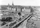 Stockholm 1928.
Slussen, Skeppsbron