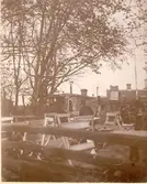 Uteservering på teatervallen i Kalmar.