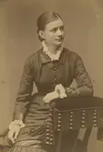 Betty le Grand 28 år gammal 1884
Född Lundberg 24/8 1856