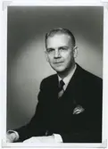 Hans Wetterberg, direktör, Svenska Handelsbanken.
Foto 1948-12-08