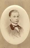 Nils Kreuger, konstnär. Foto vid 15 års ålder, 1873.