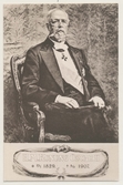 H. M. Konung Oscar II, född 21/1 1829, död 8/12 1907, regent 1872 - 1907.
