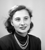 Majbritt Jansson. Foto 1952.
