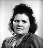 Gerda Johansson, Gävle. Foto i november 1945.
