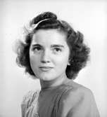 Fröken Berglund. Foto i oktober 1945.
