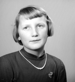 Ann-Charlotte Andersson. Foto i februari 1952.
