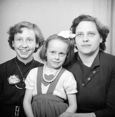 Birgit Karlsson. Foto i mars 1953.
