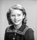 Flickan Söderberg. Foto i november 1951.
(Sören Söderberg)
