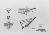 Björkebåten, Stävkonstruktion, ritad av A. Sundstrand.
